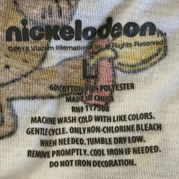Nickeledeon T shirt Rugrats Sz L - Picture 3 of 3